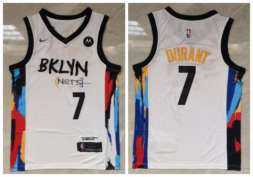 Nets 7 Kevin Durant White 2021 City Edition Nike Swingman Jersey,We sell and wholesale Nets 7 Kevin Durant White 2021 City Edition Nike Swingman Jersey on line form chian!